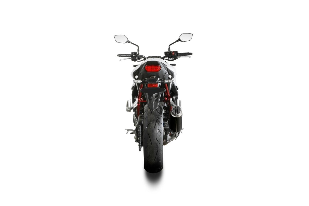 Escape homologado Mivv GP PRO en Acero negro para HONDA CB 750 HORNET 23-25