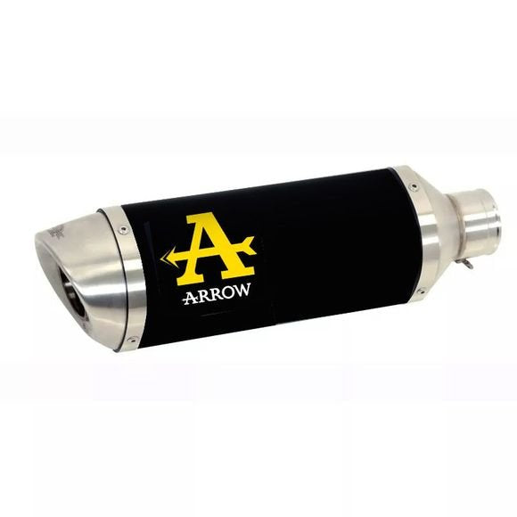 Escape ARROW Race-Tech homologado en aluminio negro para HONDA CB 500 F 13-18 | CBR 500 R 13-18