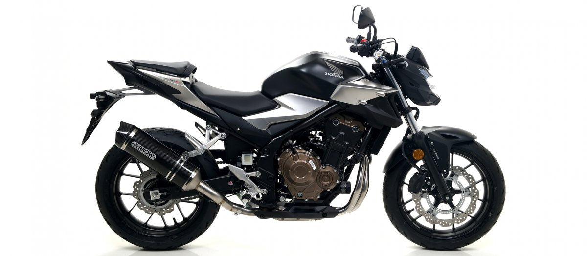 Escape ARROW Race-Tech homologado en carbono para HONDA CB 500 F 19-20 | CBR 500 R 19-20