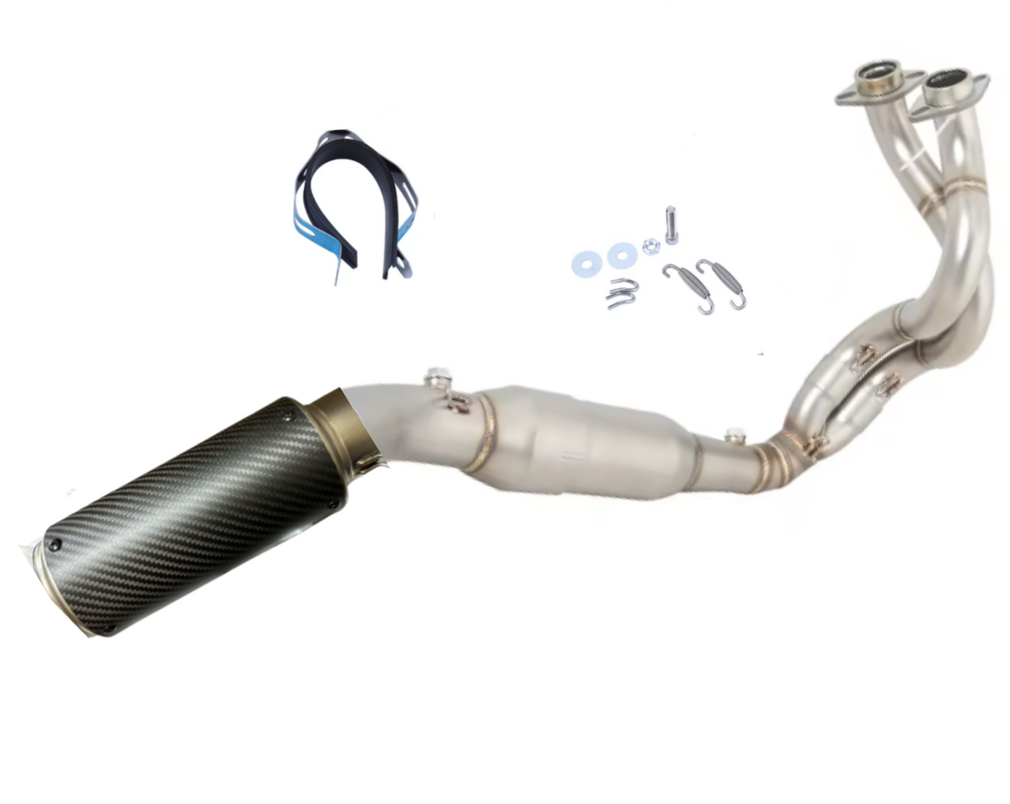 Línea Completa Artesanal Kawasaki Ninja 650/ Z650/ Versys 650 (2023-2026) Acero Inoxidable