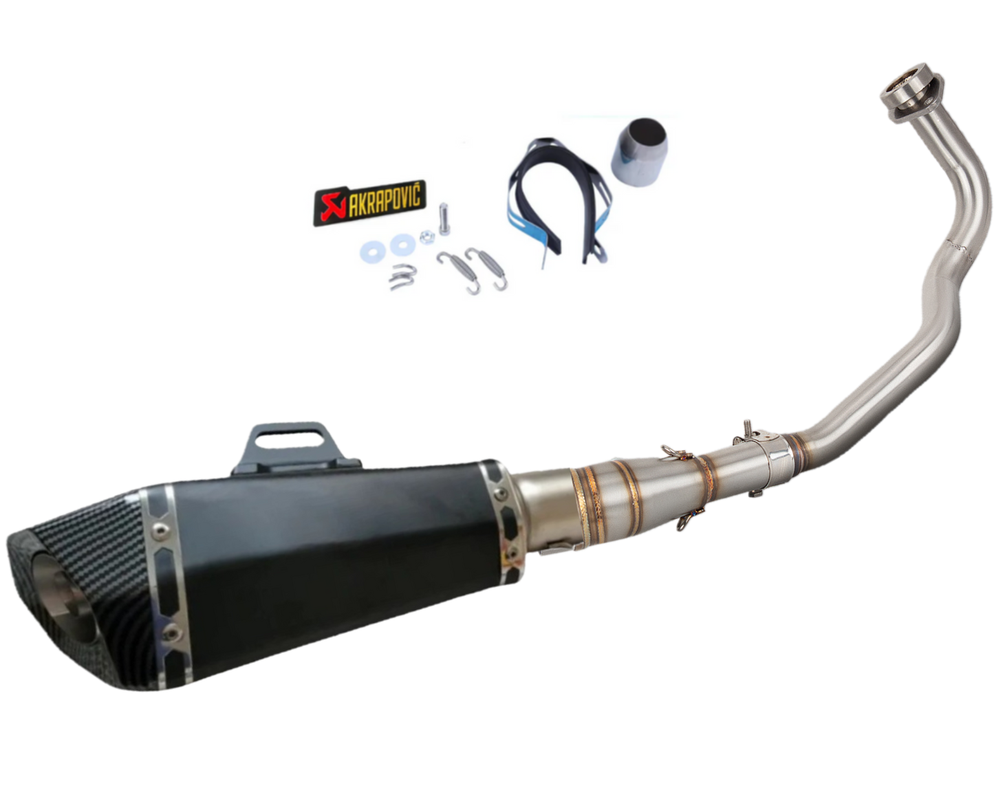 Línea Completa Artesanal Honda ADV 350 (2021-2026) Acero Inoxidable