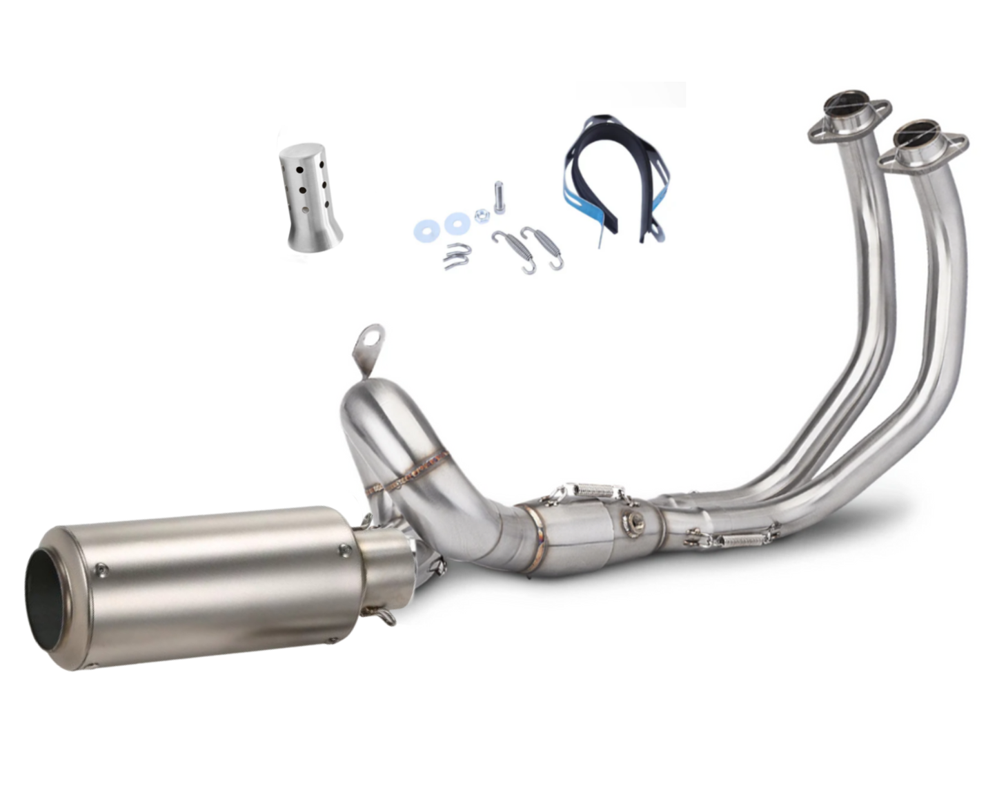 Línea Completa Artesanal Yamaha MT-07/ R7/ Tracer 7/ XSR700 (2014-2026) Acero Inoxidable