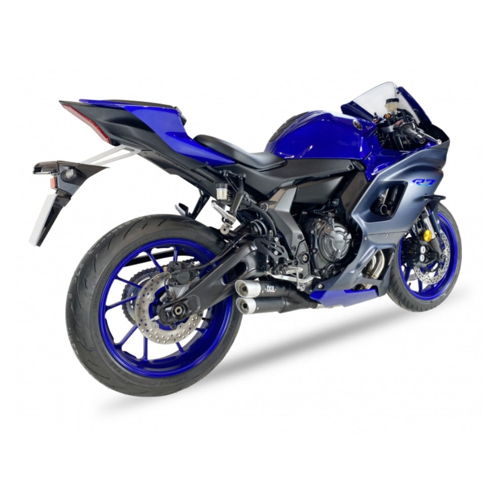 Escape completo IXIL L3XB Homologado YAMAHA YZF R7 (2021-2025) Acero Negro