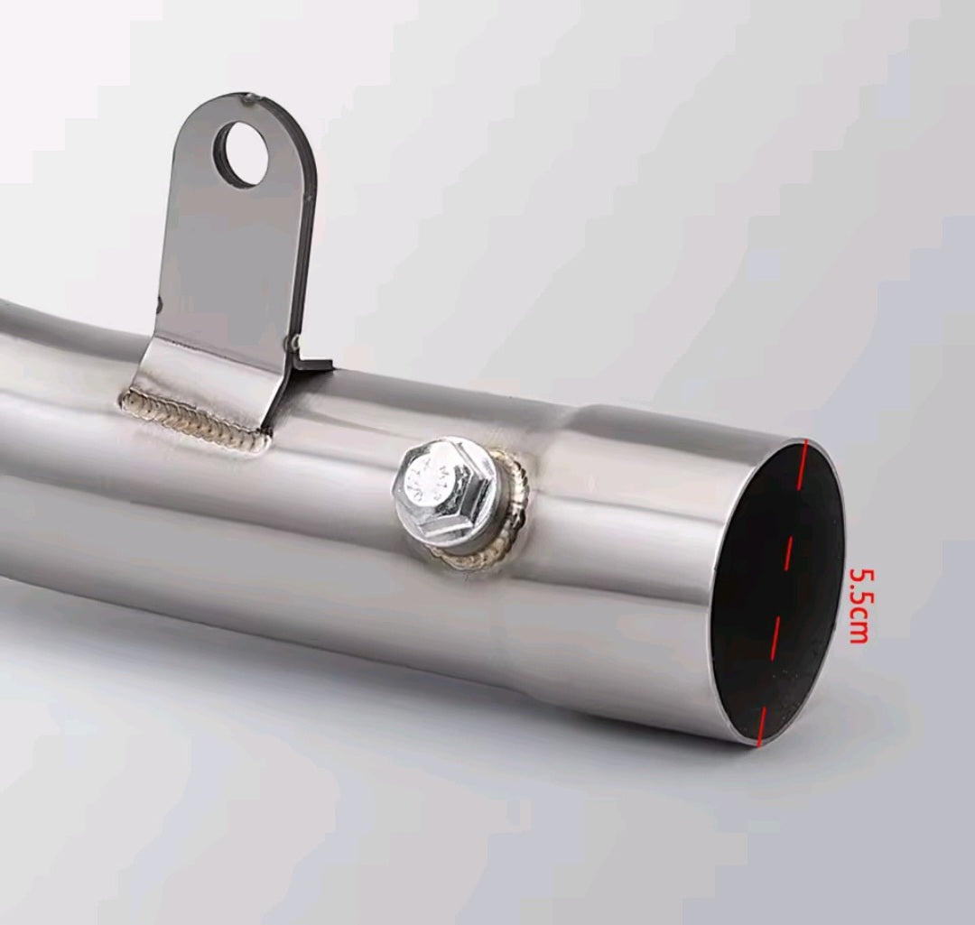 Supresor de Catalizador Artesanal Kawasaki ZX-6R (2009-2025) Acero Inox