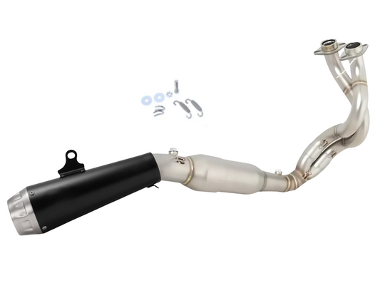 Línea Completa Artesanal Kawasaki Ninja 650/Z650/Versys 650 (2023-2025) Acero Inoxidable
