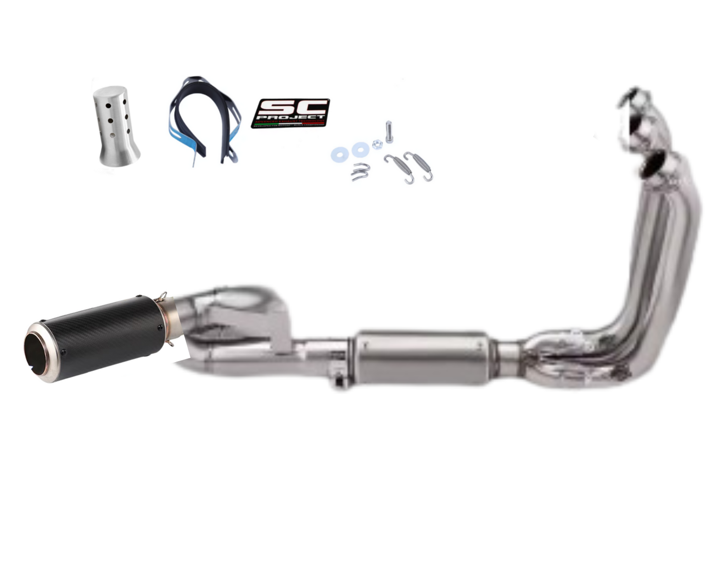 Línea Completa Artesanal CFMoto 675 SR/NK (2025) Acero Inoxidable