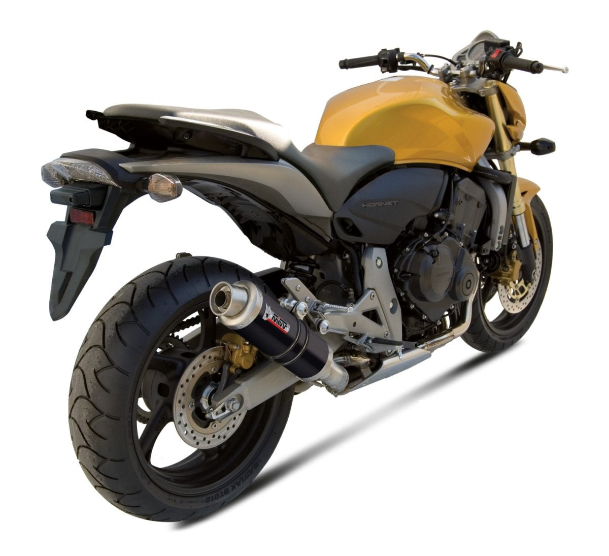 Escape homologado Mivv GP en Acero negro para HONDA CB 600 F HORNET 07-13 | CBR 600 F/FS 11-13