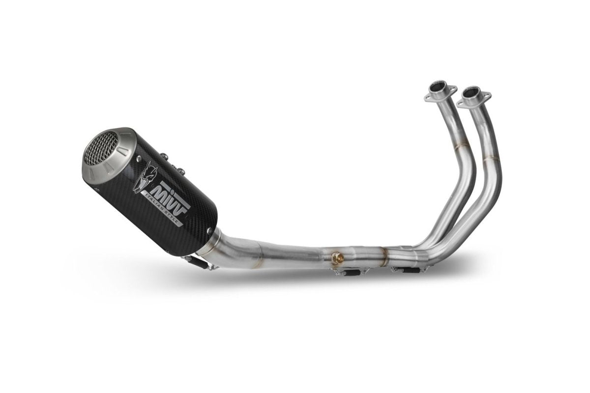 Non-homologated Mivv MK3 full carbon exhaust for YAMAHA MT 07 14-24