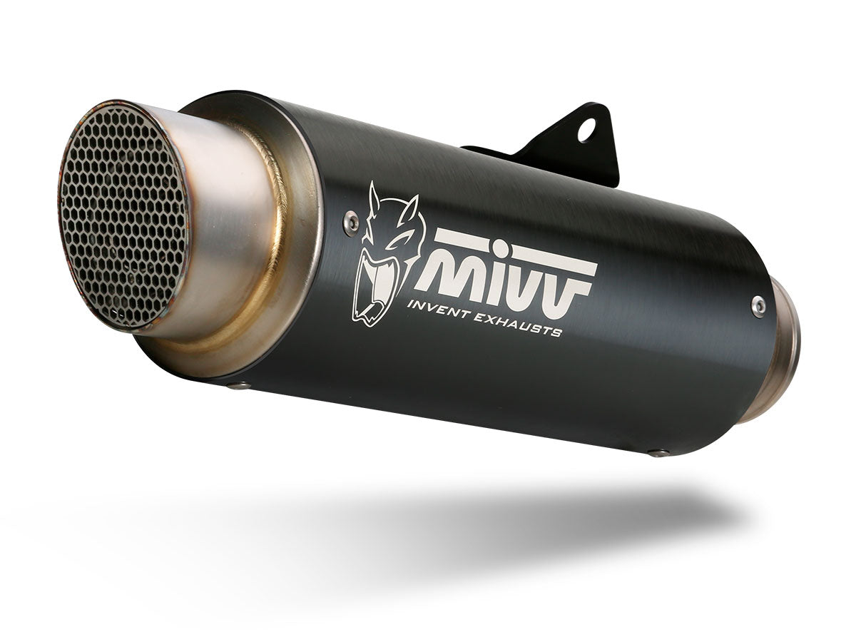 Escape homologado Mivv GP PRO en Acero negro para KAWASAKI Z 900 A2 17-25