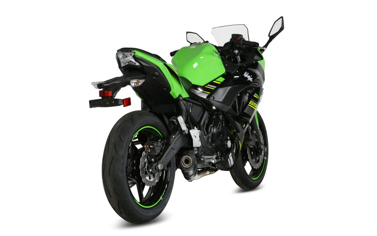 Escape completo homologado Mivv OVAL en Carbono para Kawasaki Ninja 650 17-23 | Z 650 17-23