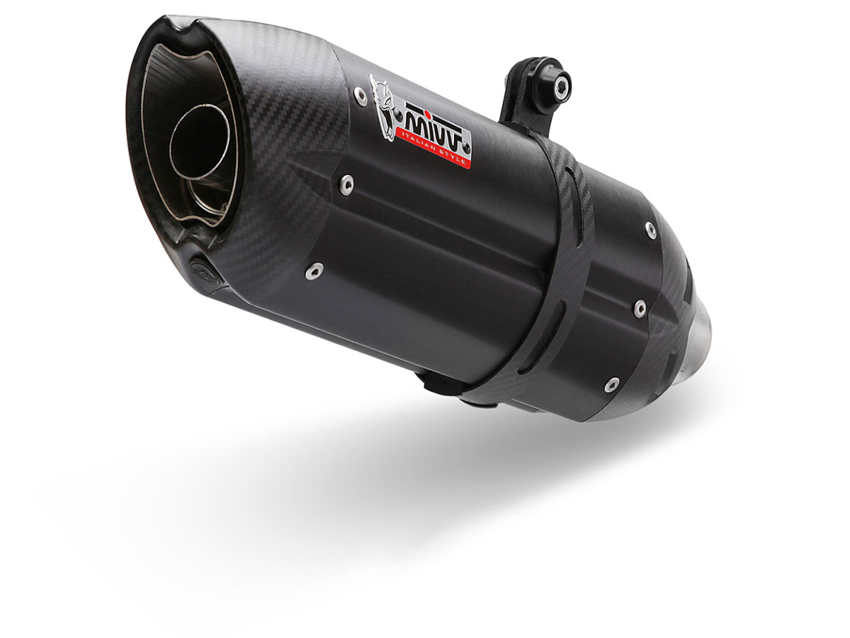 Escape homologado Mivv Suono en Acero negro para BMW R Nine T 14-20