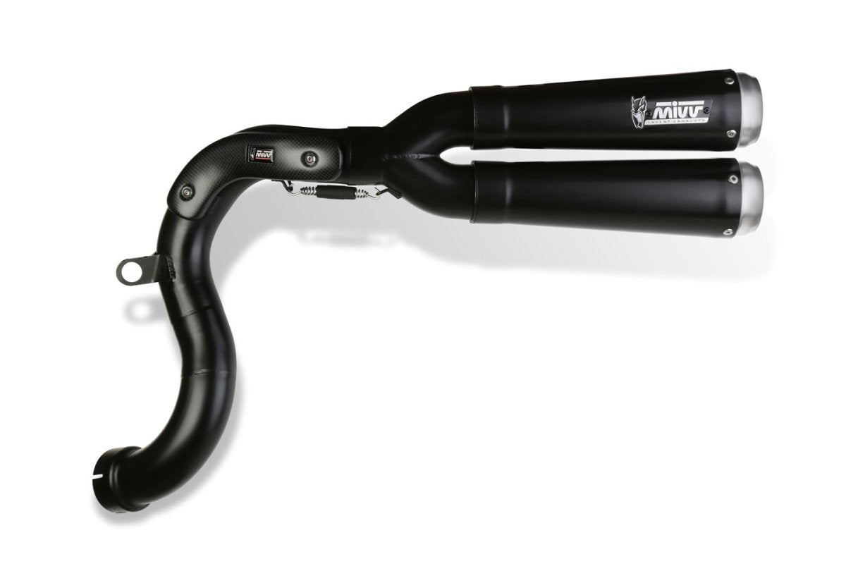 Escape homologado Mivv X-CONE en Acero negro para BMW