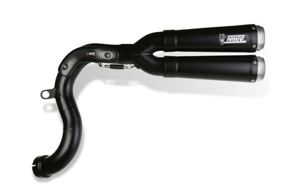 Escape homologado Mivv X-CONE en Acero negro para BMW