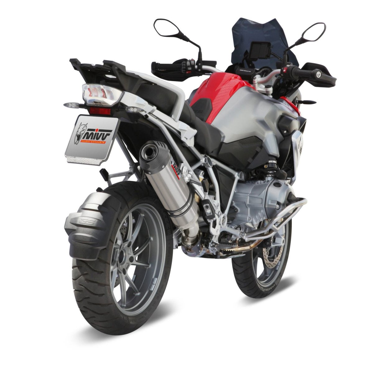 Escape homologado Mivv OVAL en Titanio para BMW R 1200 GS 13-18 | R 1200 GS Adventure 13-18