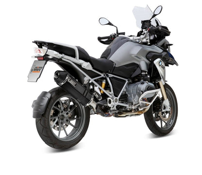 Escape homologado Mivv Speed Edge en Acero negro para BMW R 1200 GS 13-18 | R 1200 GS Adventure 13-18