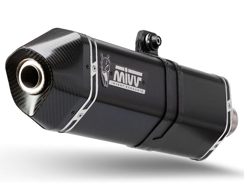 Escape homologado Mivv Speed Edge en Acero negro para BMW R 1200 GS 13-18 | R 1200 GS Adventure 13-18