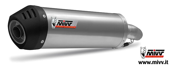 Escape Mivv OVAL Titanio BMW F650/F800 GS - vista 2