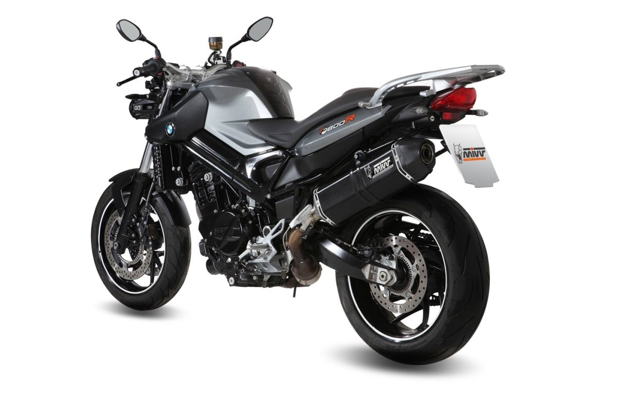 Escape homologado Mivv Speed Edge en Acero negro para BMW F 800 R 09-20 | F 800 GT 09-20