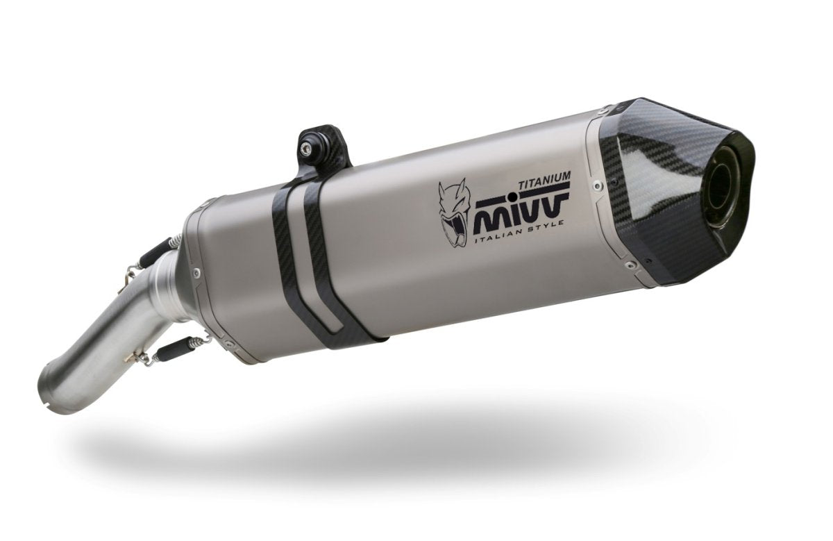 Escape homologado Mivv Speed Edge en Titanio para BMW R 1200 GS 08-09 | R 1200 GS Adventure 08-09
