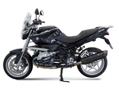 Escape homologado Mivv Suono en Acero negro para BMW R 1200 R 08-10