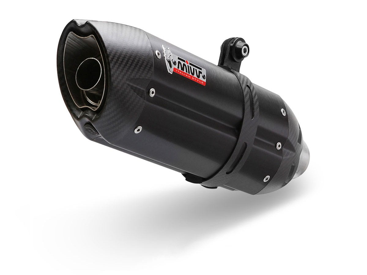 Escape homologado Mivv Suono en Acero negro para BMW R 1200 R 08-10