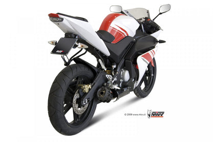 Escape completo homologado Mivv Suono en Acero negro para Yamaha YZF-R 125 08-13
