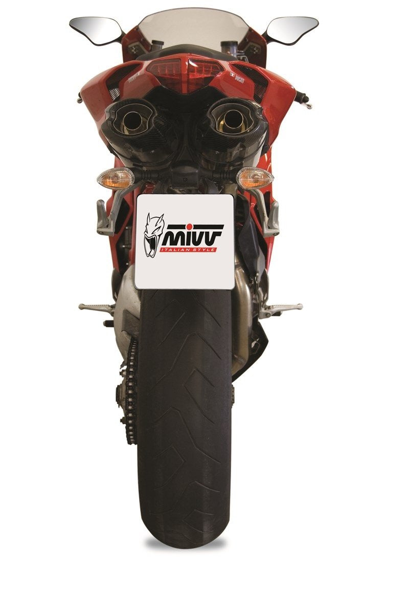 Escape homologado Mivv Suono en Acero inox. para Ducati 1098 07-11 | 848 07-13 | 1198 R / S / SP 09-12