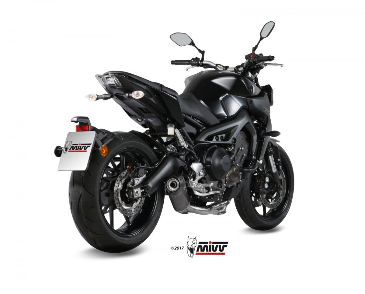 Escape completo homologado Mivv OVAL en Carbono para Yamaha MT 09 13-20