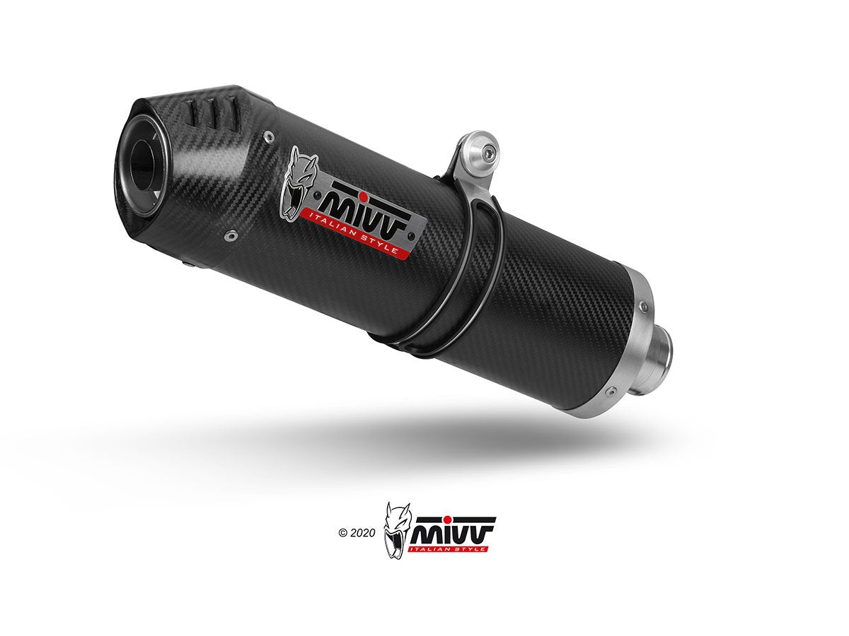 Escape Mivv OVAL Carbono Honda CBR 600 F - vista 2