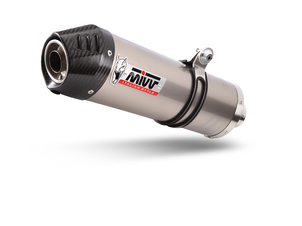 Escape homologado Mivv OVAL en Titanio para Honda CBR 600 F/FS 01-03 - vista 1