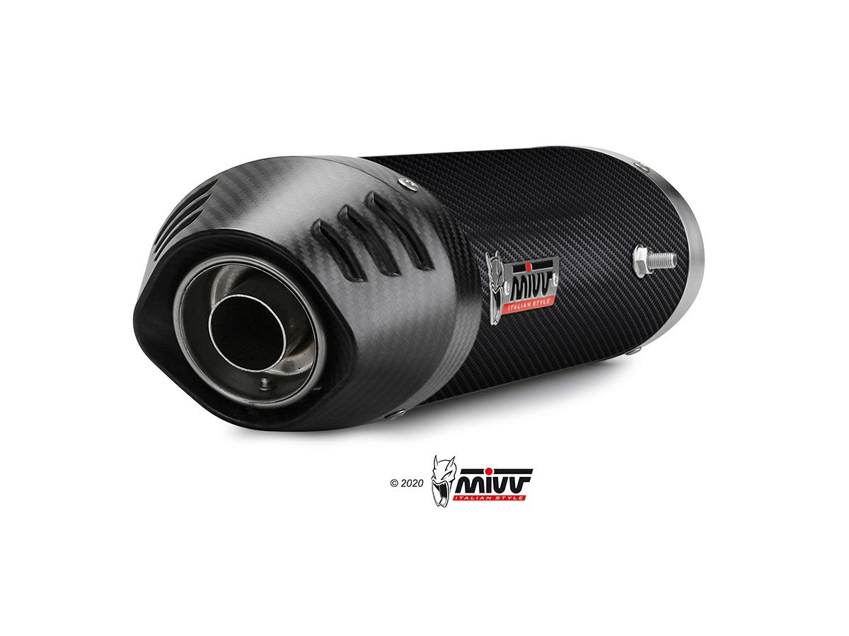 Escape homologado Mivv OVAL en Carbono para Honda CBR 600 RR 03-04