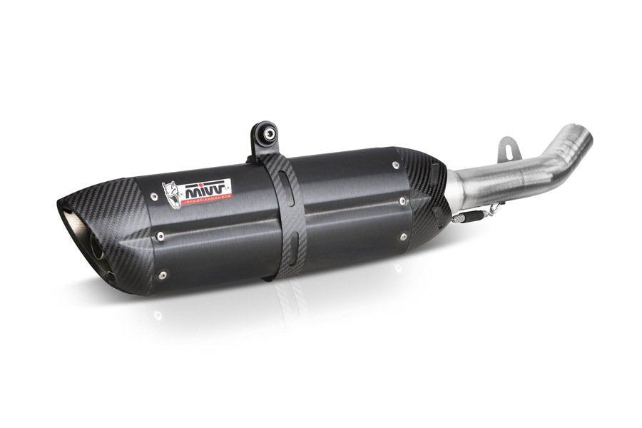 Escape homologado Mivv Suono en Acero negro para Honda XL 650 V Transalp 00-04