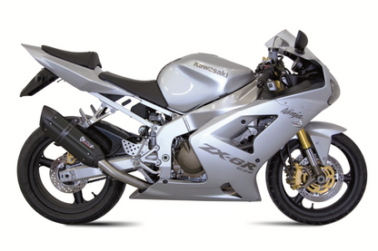 Escape homologado Mivv Suono en Acero negro para Kawasaki ZX-6R / 636 03-04