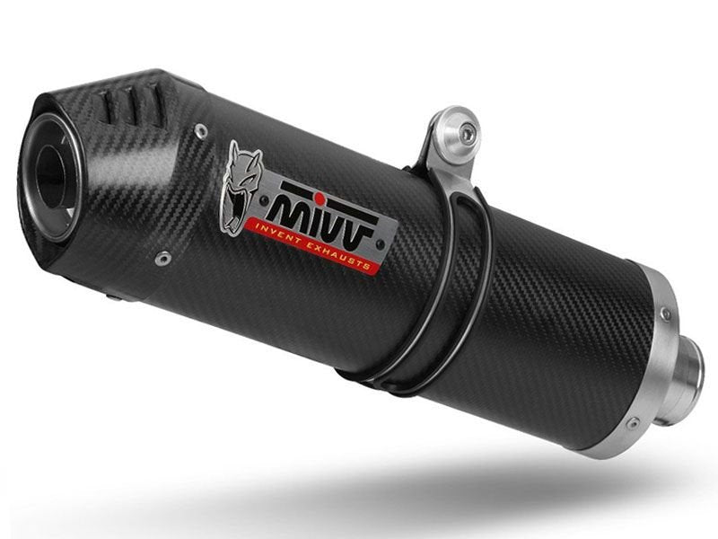Escape homologado Mivv OVAL en Carbono para Kawasaki Z 750 / R 04-06