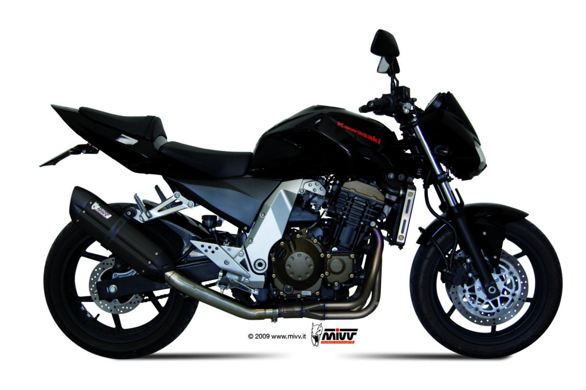 Escape homologado Mivv SUONO en Acero negro para KAWASAKI Z 750 / R 04-06