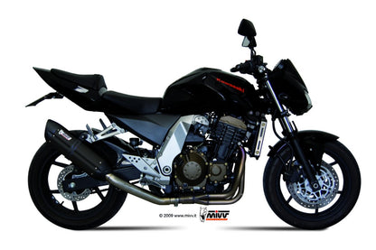 Escape homologado Mivv SUONO en Acero negro para KAWASAKI Z 750 / R 04-06