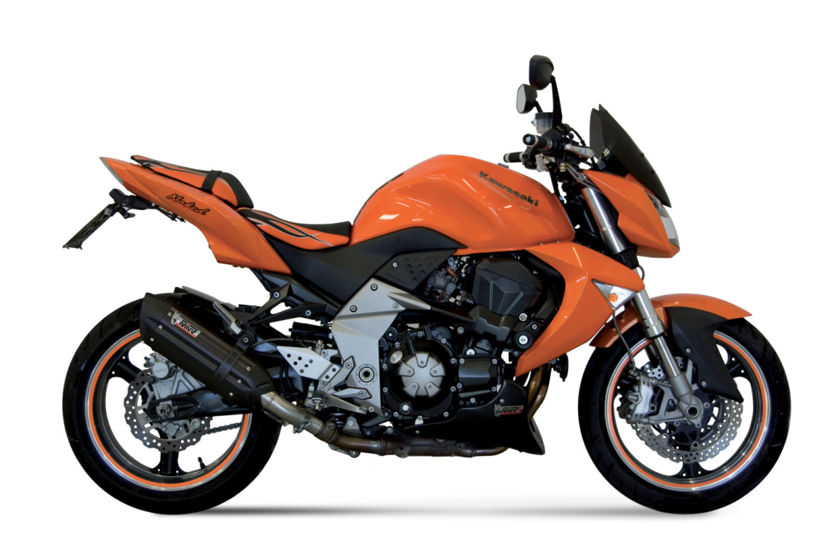 Escape homologado Mivv Suono en Acero negro para Kawasaki Z 1000 / R 07-09