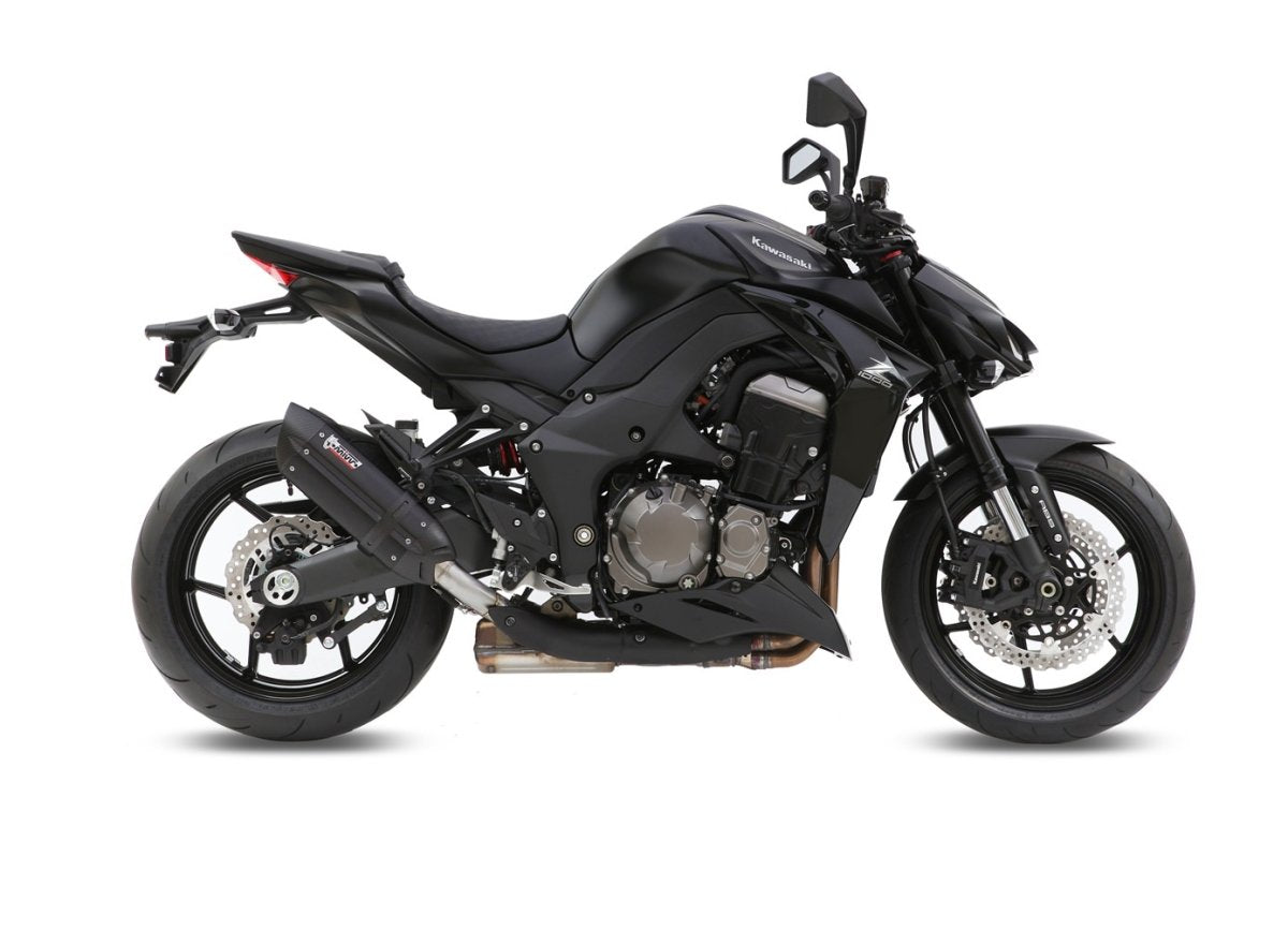 Escape homologado Mivv Suono en Acero negro para Kawasaki Z 1000 / R 14-20