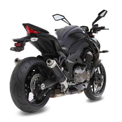 Escape homologado Mivv GP en Acero negro para Kawasaki Z 1000 / R 14-20