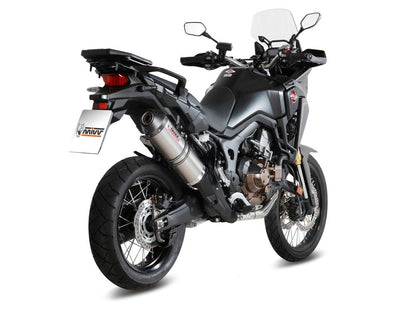 Escape homologado Mivv OVAL en Titanio para Honda CRF 1000 L Africa Twin 16-19 | CRF 1000 L Africa Twin Adventure Sports 16-19