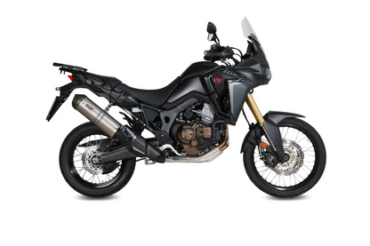 Escape homologado Mivv OVAL en Titanio para Honda CRF 1000 L Africa Twin 16-19 | CRF 1000 L Africa Twin Adventure Sports 16-19
