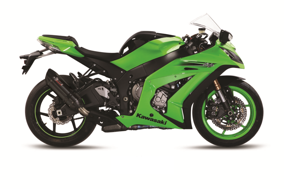 Escape homologado Mivv Suono en Acero negro para Kawasaki ZX-10 R / RR 11-15