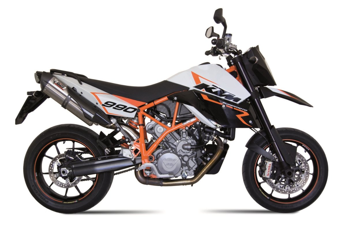 Escape homologado Mivv Suono en Acero inox. para KTM 990 Supermoto 07-13 | LC8 950 Supermoto 05-06