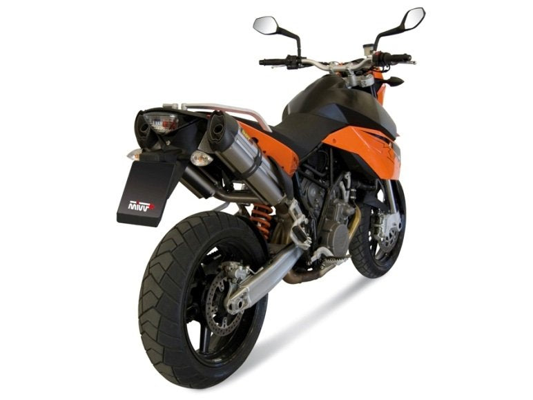 Escape homologado Mivv Suono en Acero inox. para KTM 990 Supermoto 07-13 | LC8 950 Supermoto 05-06