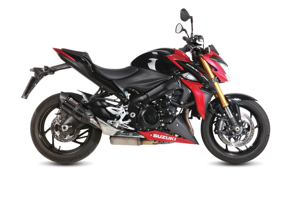 Escape homologado Mivv Suono en Acero negro para Suzuki GSX-S 1000 15-20