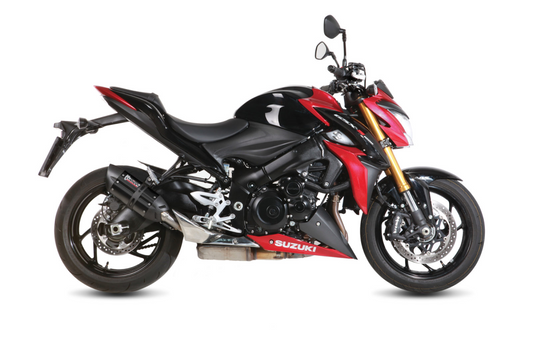 Escape homologado Mivv Suono en Acero negro para Suzuki GSX-S 1000 15-20