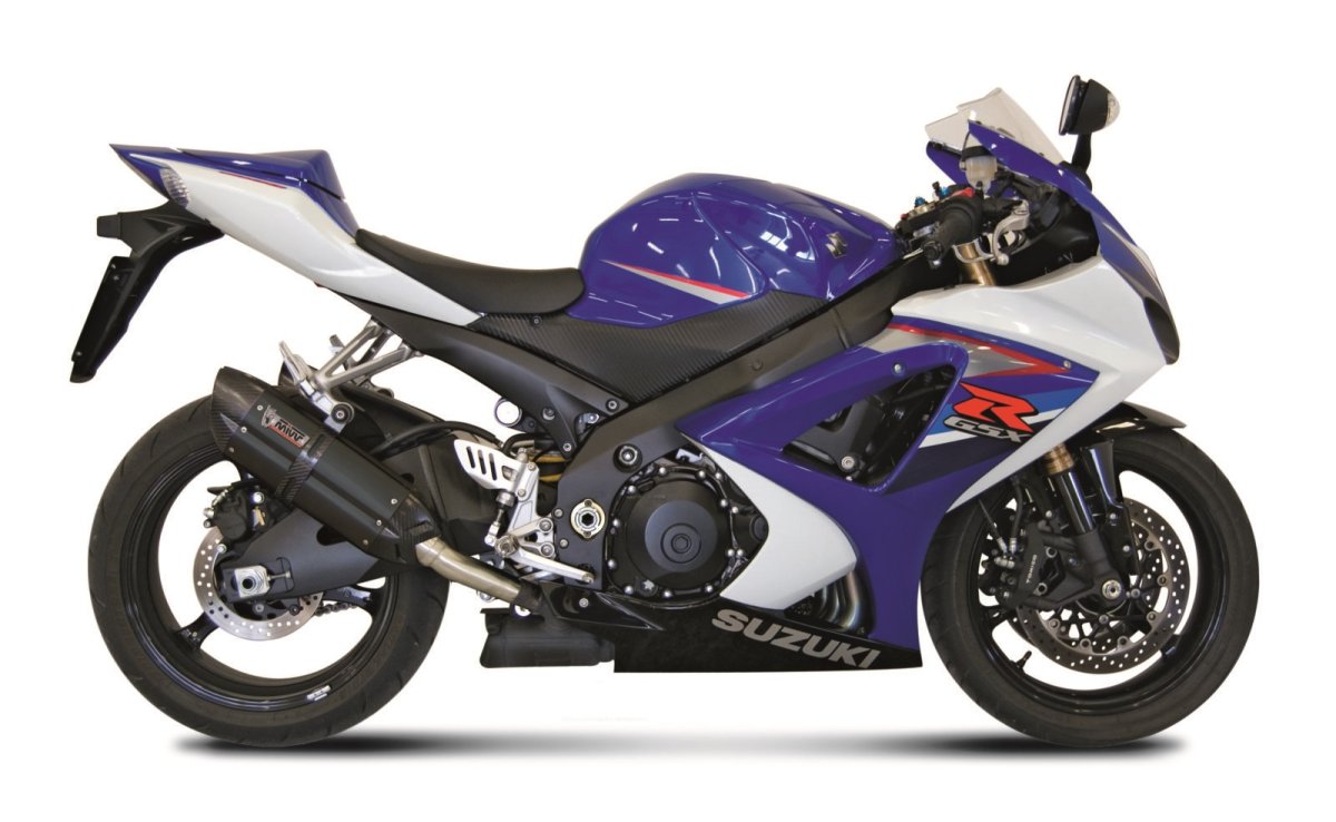 Escape homologado Mivv Suono en Acero negro para Suzuki GSX-R 600 08-10 | GSX-R 750 08-10