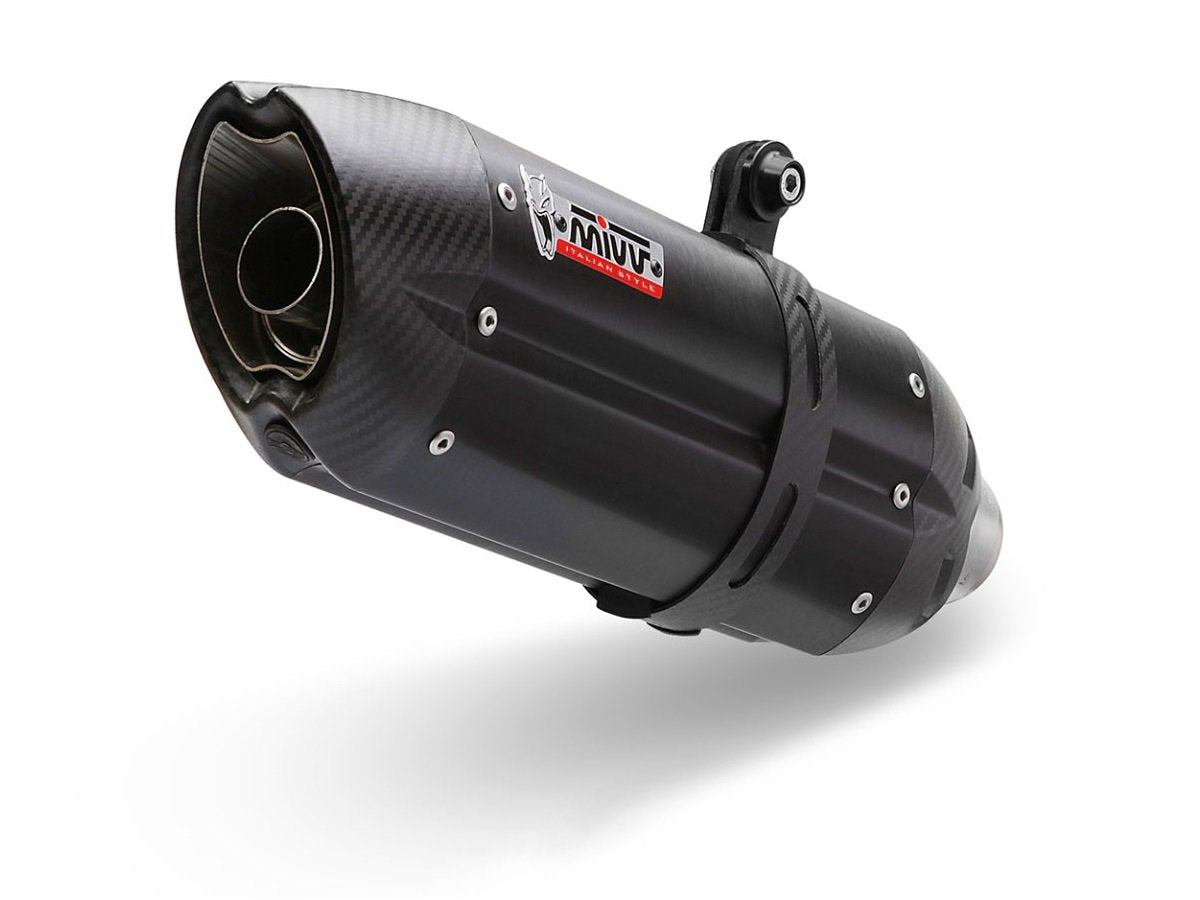 Escape homologado Mivv Suono en Acero negro para Suzuki GSX-R 600 11-16 | GSX-R 750 11-17