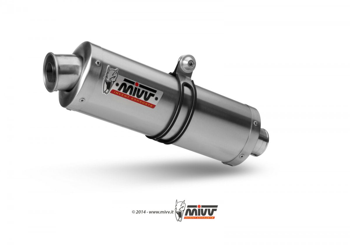 Escape completo homologado Mivv OVAL en Acero inox. para Suzuki DL 650 V-STROM 04-06