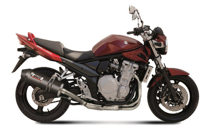 Escape homologado Mivv OVAL en Carbono para Suzuki GSF 650 Bandit 07-15 | GSX 650 F 08-15